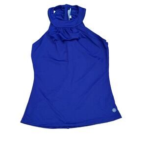 Athleta halter tank top Purple Womens XS high neck 983706 yoga gym athletic